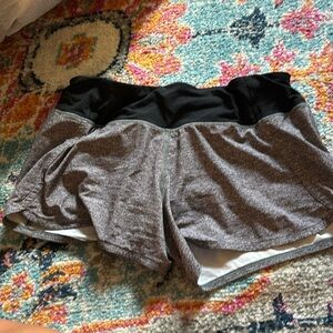 Grey Lululemon shorts